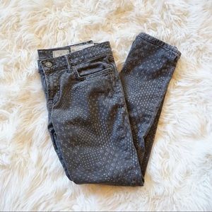 All Saints Brodie Paisley Patchwork Print Jeans